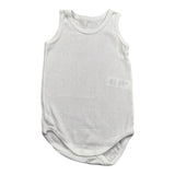 Calamaro Body Mezza Manica Tinta Unita con Trafori per Neonato BDM1 BIANCO CALAMARO 