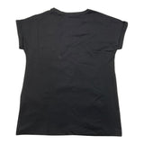 Yours Girl T-Shirt Rundhals Einfarbig mit Print Schwarz Für Mädchen