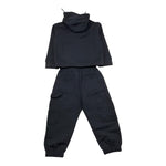 Aeronautica Militare Completo 2 Pezzi Felpa-Pantalone Tinta Unita per Neonato 251TF0005AJ NERO AERONAUTICA MILITARE 