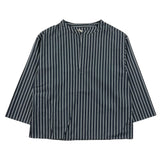 Dondup Langarmshirt Einfarbig Streifenmuster Grau Für Jungen