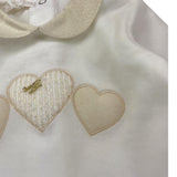 NINNAOH completo 2pz maglia-ghettina tinta unita Bianco per Neonata I2376C BIANCO NINNAOH 