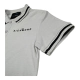 John Richmond Polo Mezza Manica Tinta Unita con Logo per Bambino RBP26022PO GRIGIO JOHN RICHMOND 