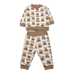 NANAN completo 2pz pantalone-shirt con stampa Beige per Neonato 12415503B BEIGE NANAN 