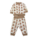 NANAN completo 2pz pantalone-shirt con stampa Beige per Neonato 12415503B BEIGE NANAN 