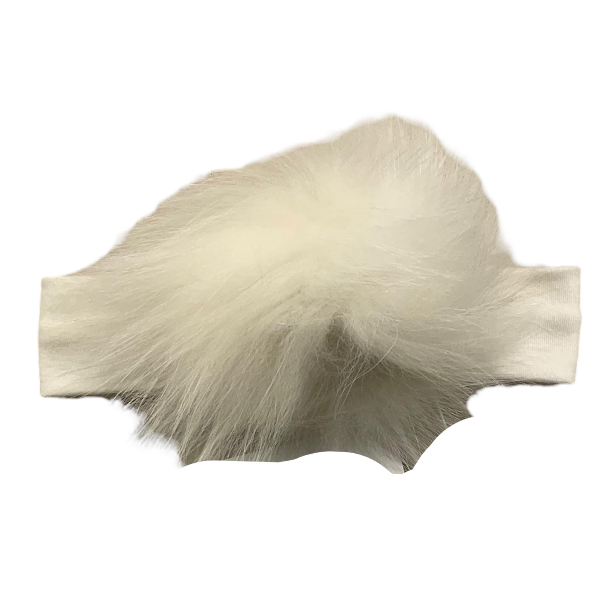 LALALU' fascia capelli tinta unita con pon pon Panna per Neonata FAL08N PANNA LALALU' 