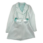 Lu Lu By Miss Grant Abito Modello Giacca tinta unita Turchese per Bambina LL3517 TURCHESE LU LU BY MISS GRANT 