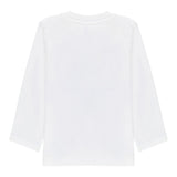 STELLA McCARTNEY shirt girocoll tinta unita con stampa in contrasto Bianco per Neonato TV8670 BIANCO STELLA McCARTNEY 