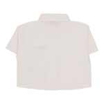 Moschino Camicia Mezza Manica Tinta Unita con Stampa per Bambina HDC024 BIANCO MOSCHINO 