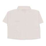 Moschino Camicia Mezza Manica Tinta Unita con Stampa per Bambina HDC024 BIANCO MOSCHINO 