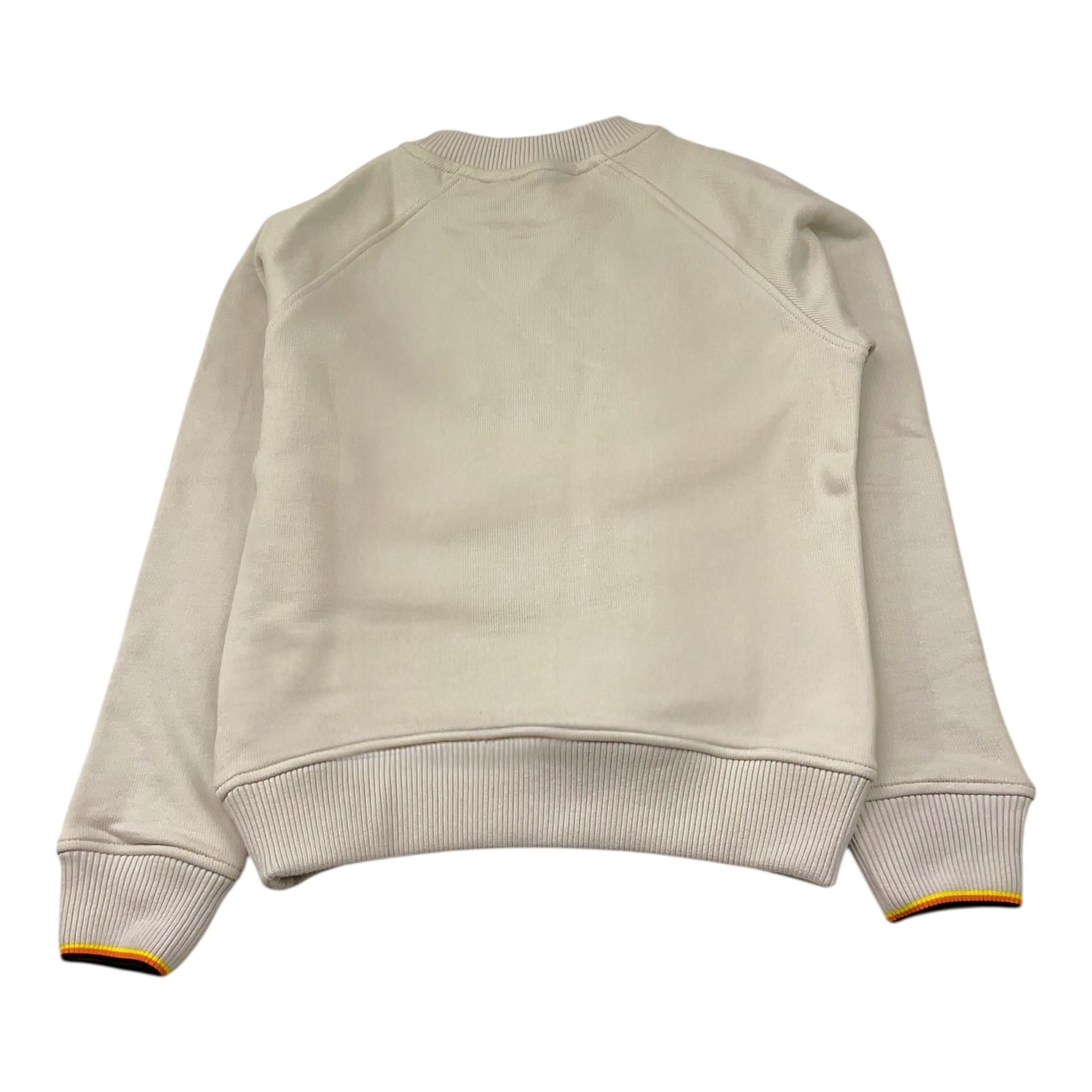 K-Way Maglia Tinta Unita Girocollo con Logo per Bambino K2148LW PANNA K-WAY 