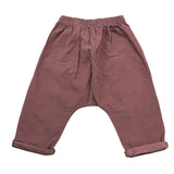 TEDDY E MINOU pantalone tinta unita con elastico in vita Viola per Bambina I24PT007V6014J VIOLA TEDDY E MINOU 