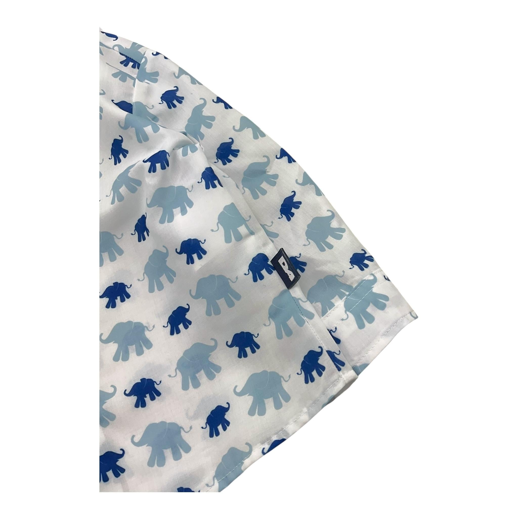 Daniele Alessandrini Camicia Tinta Unita con Stampa per Neonata 1295C00177 BIANCO DANIELE ALESSANDRINI 