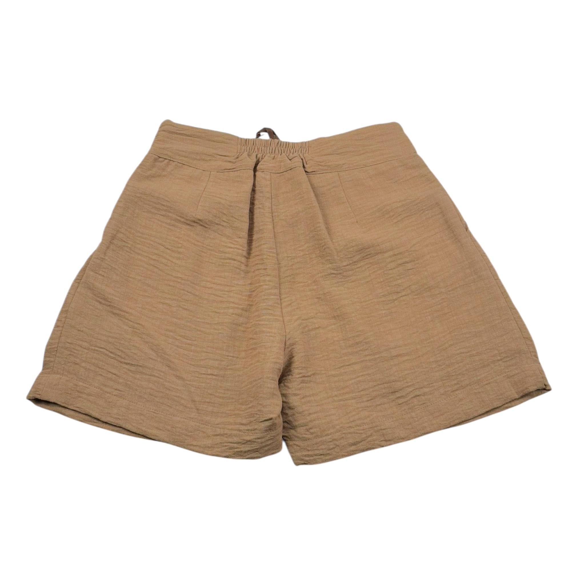 Manila Grace Short Tinta Unita con Tasche per Bambina 246PMJS25 CAMMELLO MANILA GRACE 