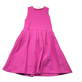 Manila Grace Einfarbiges Magenta Ärmelloses Kleid für Mädchen