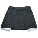 John Richmond Gonna Tinta Unita con Girovita Regolabile per Bambina RGP26043MG GRIGIO JOHN RICHMOND 