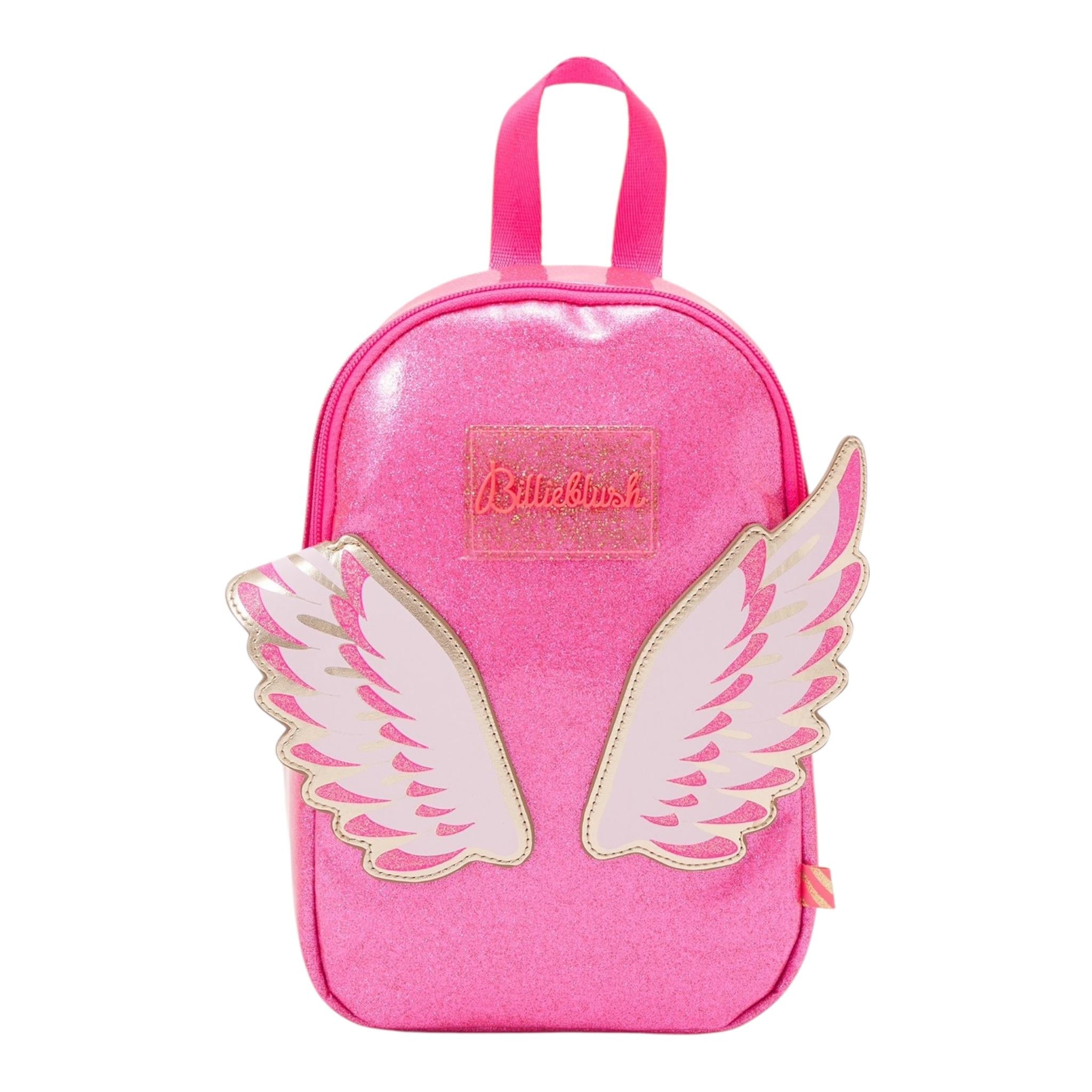 Billieblush Zaino Tinta Unita Glitterato per Bambina U20591 ROSA FLUO BillIEBLUSH 