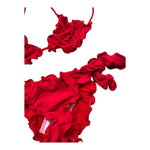 Saint Barth Costume 2 Pezzi Triangolo-Slip  per Bambina 00365L ROSSO SAINT BARTH 