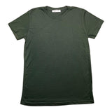 Brian Rush – Einfarbiges grünes T-Shirt mit Rundhalsausschnitt für Jungen