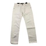 Patriot Jeans Einfarbig Verstellbare Taille Weiß Für Jungen