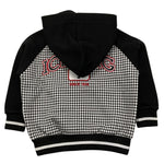 ICEBERG felpa con zip e cappuccio stamp fantasia Bianco/nero per Bambino MFICE5332BJ BIANCO/NERO ICEBERG 