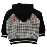 ICEBERG felpa con zip e cappuccio stamp fantasia Bianco/nero per Bambino MFICE5332BJ BIANCO/NERO ICEBERG 
