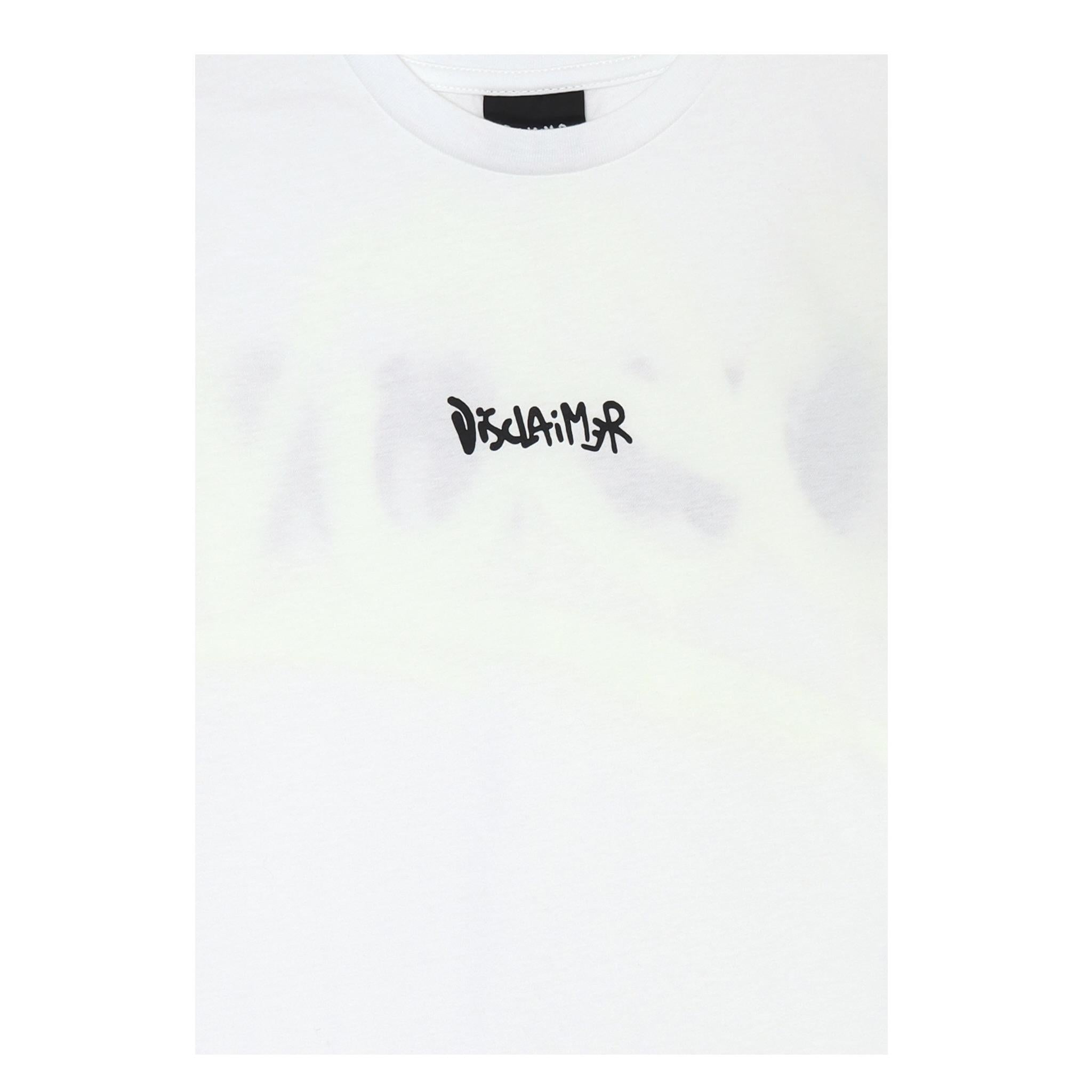 Diadora T-Shirt Girocollo Tinta Unita con Stampa per Bambino 25EDK58658 BIANCO DIADORA 