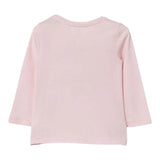 GUESS shirt girocollo tinta unita con stampa Rosa per Neonata A4YI01K6YW4X ROSA GUESS 
