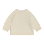 CALVIN KLEIN maglia tinta unita girocollo con stampa Beige per Neonato IN0IN00205 BEIGE CALVIN KLEIN 