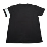 Gavroche T-Shirt Girocollo tinta unita con Stampe Nero per Bambino TGVR NERO GAVROCHE 