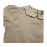 La Stupenderia Bodysuit Halbarm Einfarbig Beige Für Neugeborene