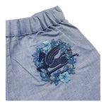 Etro Short Tinta Unita con Elastico In Vita per Neonata GU6029 AZZURRO ETRO 