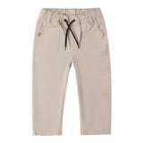 Sarabanda Pantalone tinta unita con Elastico In Vita Beige per Bambino 0B031J BEIGE SARABANDA 
