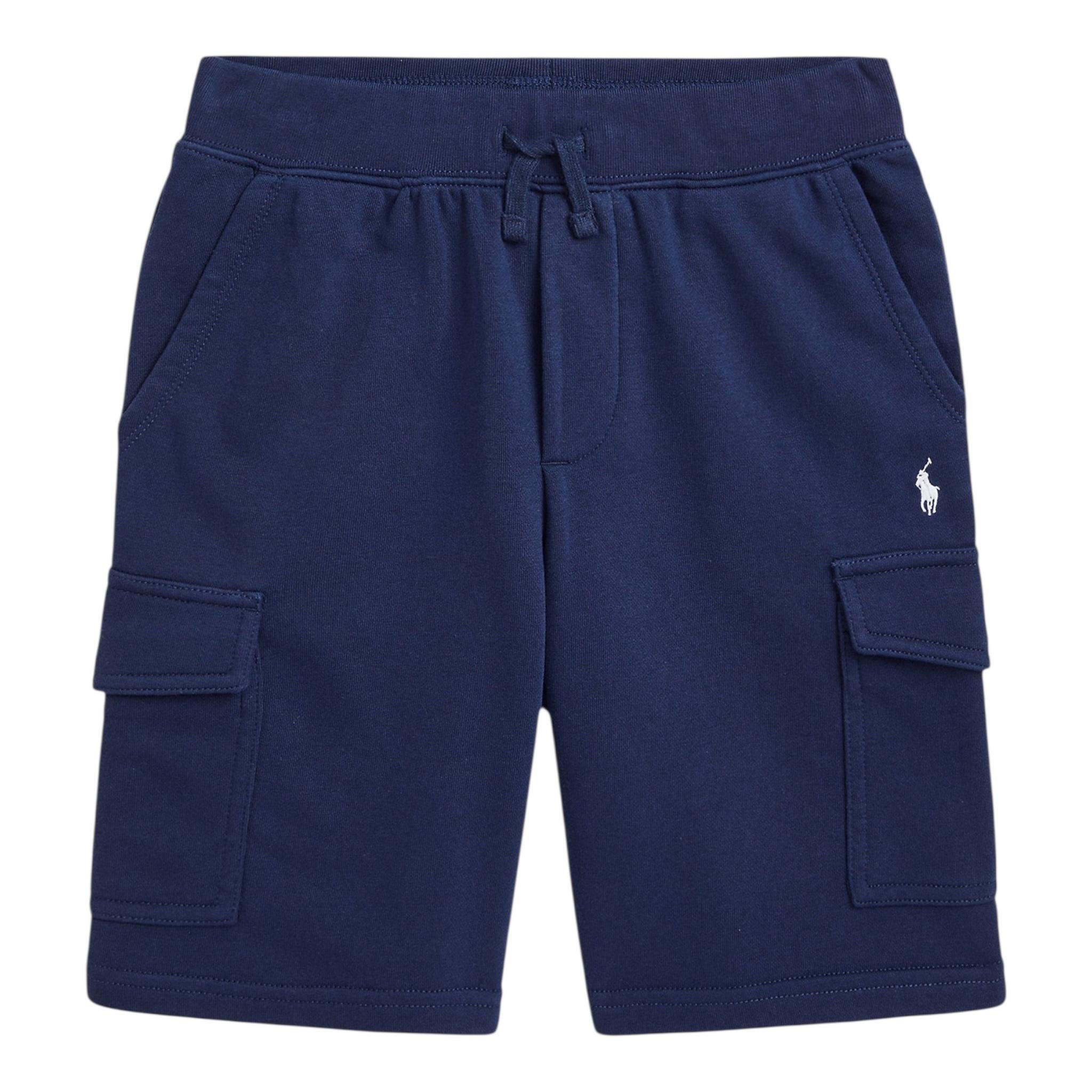 Ralph Lauren Bermuda Tuta Tinta Unita con Logo per Bambino 322958158002 BLU RALPH LAUREN 