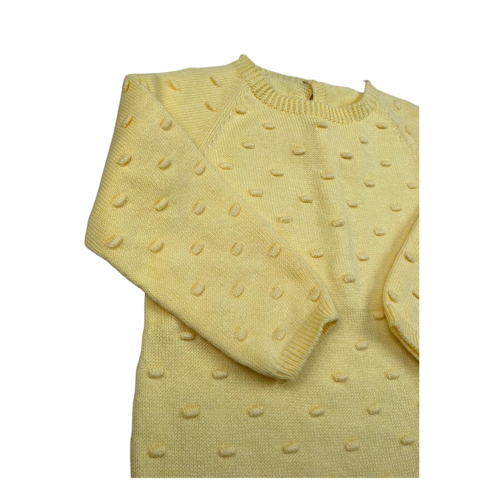 Wedoble Tutina Manica Lunga Tinta Unita per Neonato V2406346A GIALLO WEDOBLE 