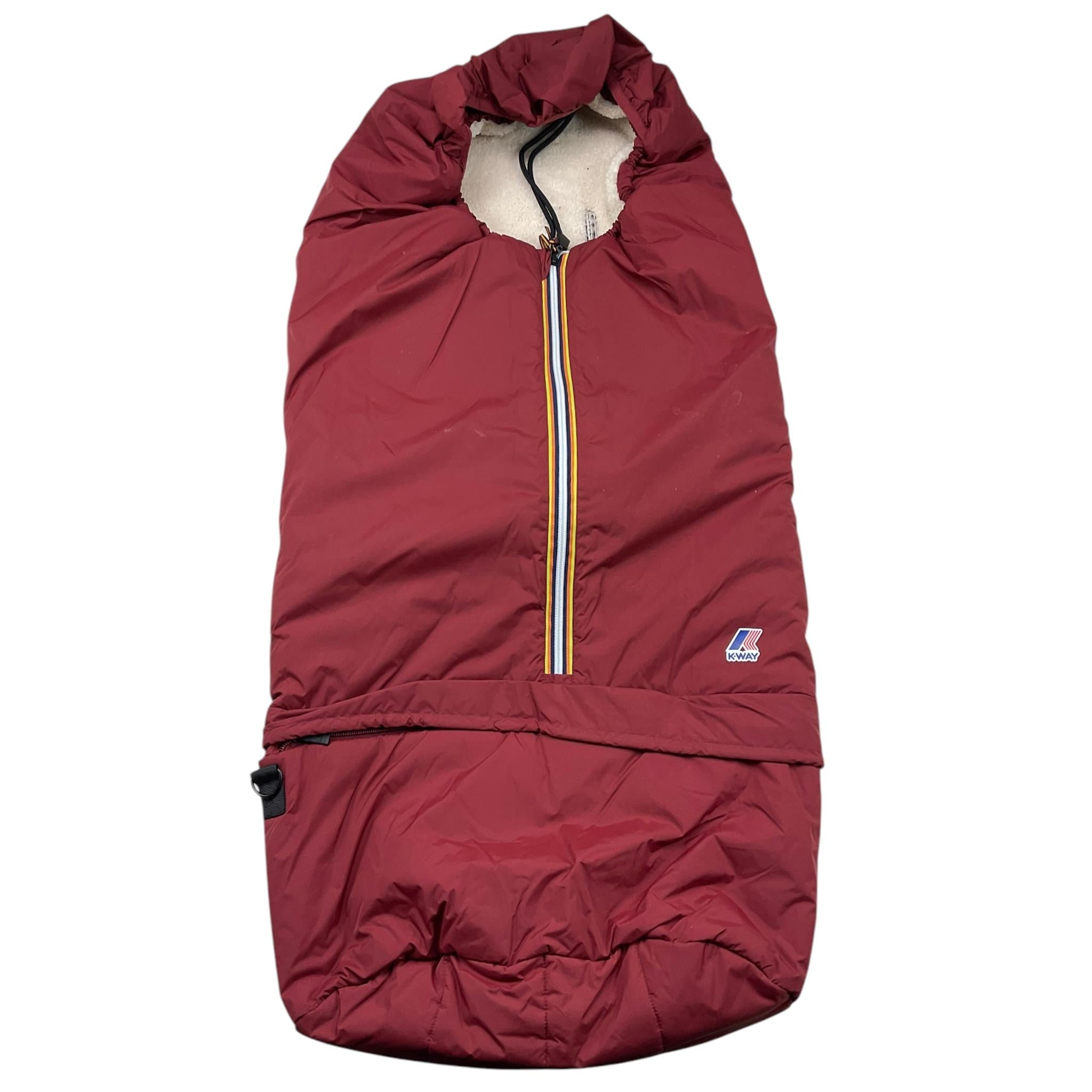 K-WAY sacca tinta unita con zip Rosso per Bambina K81463W ROSSO K-WAY 