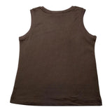 I'M Brian – Einfarbiges Tanktop mit Rundhalsausschnitt in Braun für Jungen