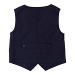 Sarabanda Gilet Tinta Unita con Bottoni per Neonato 0B670N BLU SARABANDA 