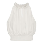 Fun & Fun Camicia Giromanica Tinta Unita per Bambina FNCJSH01080 BIANCO FUN & FUN 