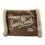 SAINT BARTH borsa tinta unita con frange Marrone per Neonata COLETTESHEARL MARRONE SAINT BARTH 