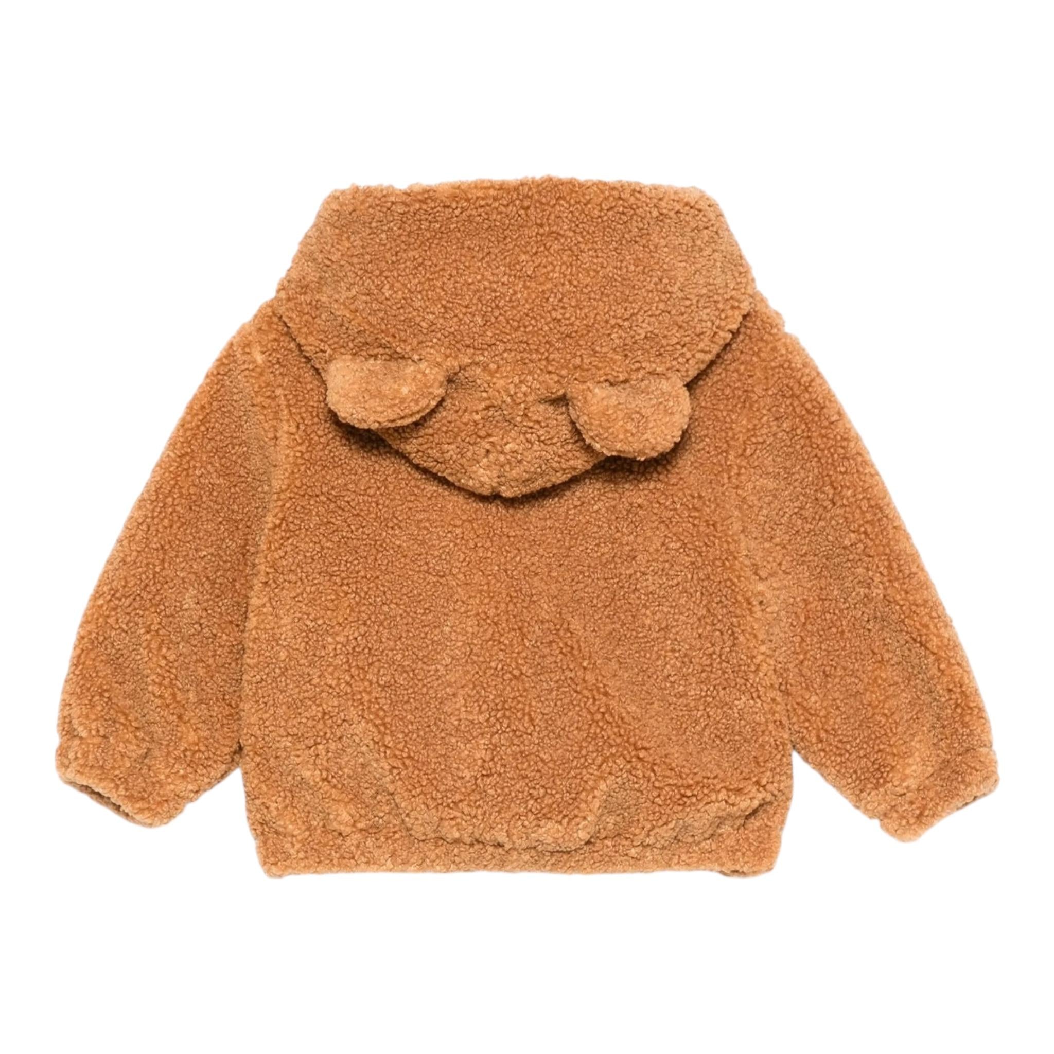 MOSCHINO giubbino modello teddy tinta unita con zip e cappuccio Biscotto per Neonato MUS02SX BISCOTTO MOSCHINO 