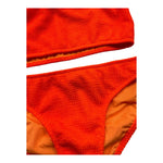 F**K Costume 2 Pezzi Fascia-Slip Tinta Unita per Bambina FJ240902FO ARANCIONE FLUO F**K 