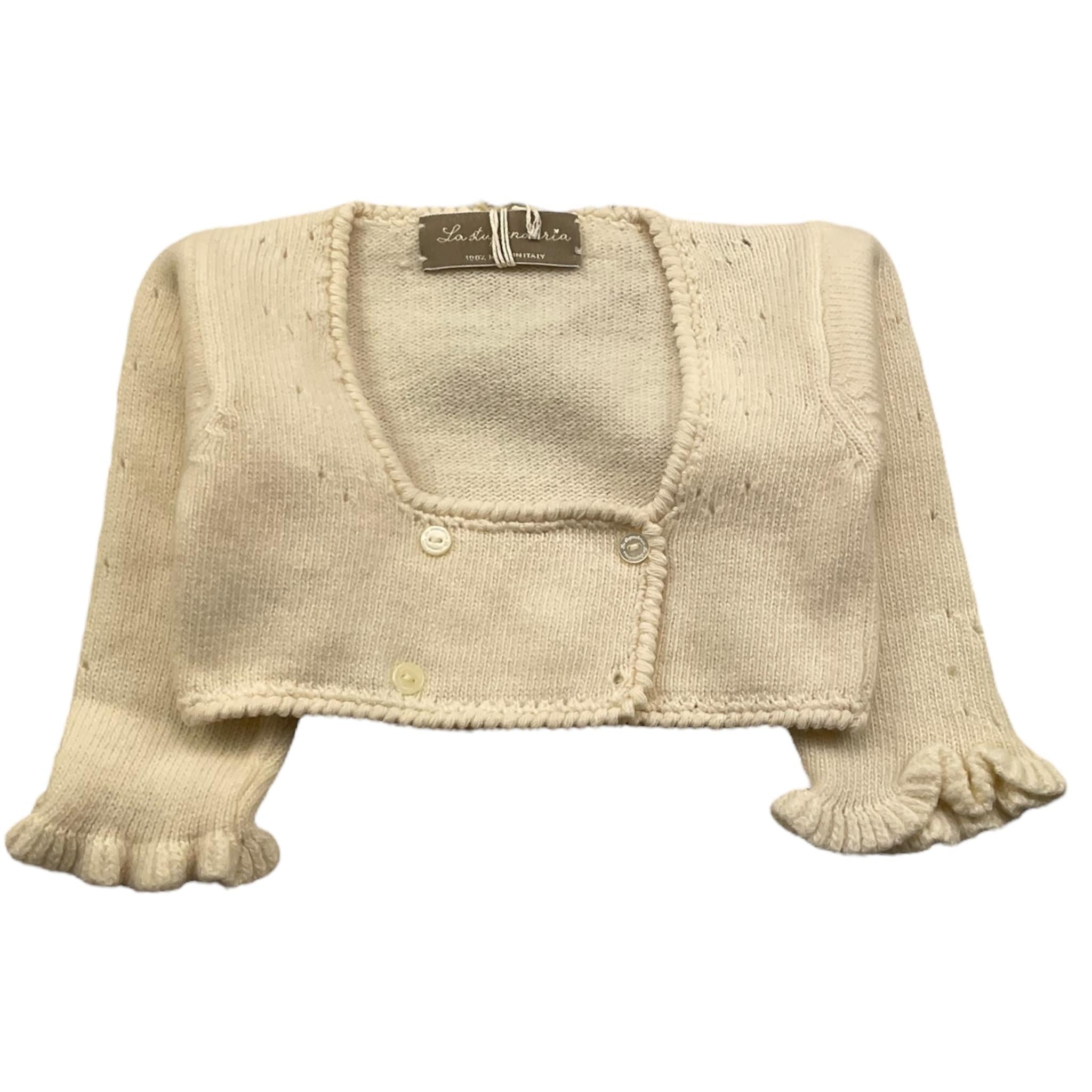 LA STUPENDERIA coprispalle tinta unita Panna per Neonata VCSC06 PANNA LA STUPENDERIA 