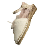 Juana Sanchez Schlichte Espadrilles mit cremefarbenen Applikationen für Mädchen