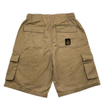 Refrigiwear Einfarbige Bermudashorts mit elastischem Bund in Beige für Jungen