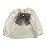 LE BEBE' shirt tinta unita con stampa e colletto Bianco per Neonata LBG6098 BIANCO LE BEBE' 