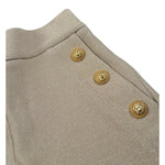 Balmain Short Tinta Unita con Finti Bottoni per Bambina BW6C89 SABBIA BALMAIN 