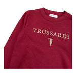 TRUSSARDI felpa chiusa girocollo tinta unita Rosso per Bambino TBA25008 ROSSO TRUSSARDI 