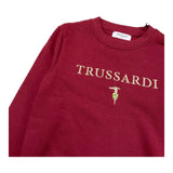 TRUSSARDI felpa chiusa girocollo tinta unita Rosso per Bambino TBA25008 ROSSO TRUSSARDI 