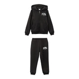 PUMA completo 2 pezzi felpa-pantalone tinta unita Nero per Bambino 683318 NERO PUMA 
