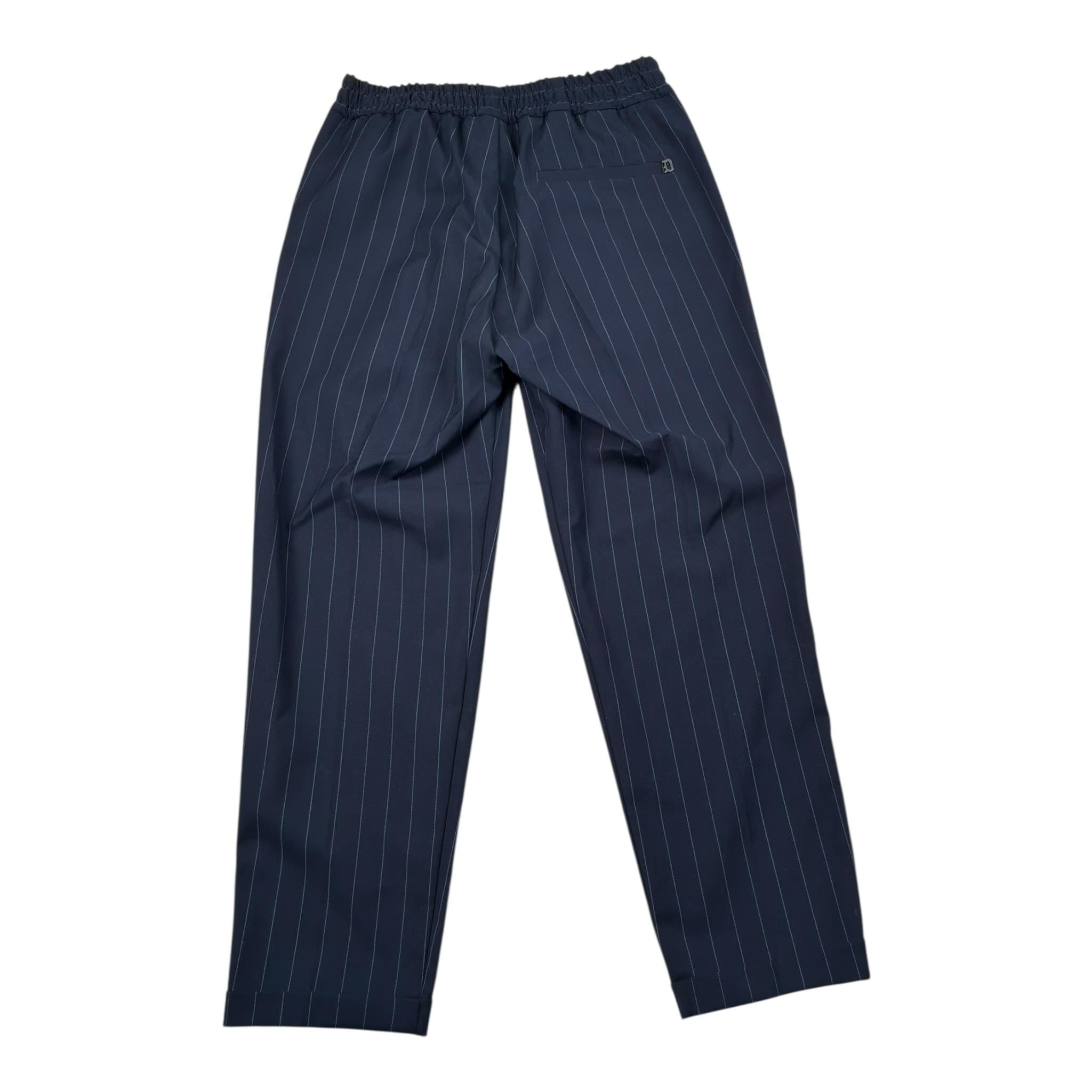 Dondup Pantalone Tinta Unita con Elastico In Vita per Bambino DMPA108 BLU DONDUP 